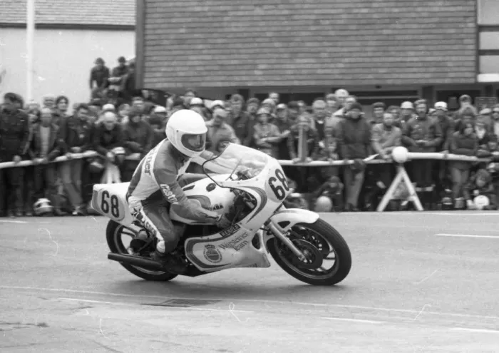 Framed Print : Reinhard Koberstein (Yamaha) 1981 Senior TT Framed Print : Reinhard Koberstein (Yamaha) 1981 Senior TT