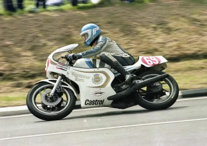 Framed Print : Reinhard Koberstein (Yamaha) 1983 Formula One TT Framed Print : Reinhard Koberstein (Yamaha) 1983 Formula One TT