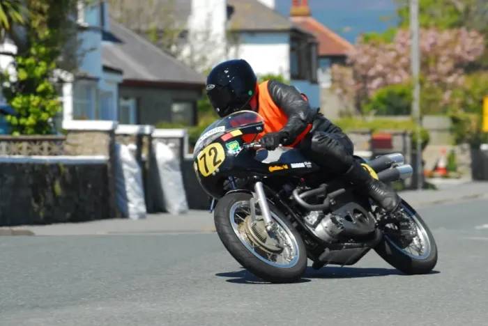 Framed Print : Remco Van Dijk (Triton) 2013 Pre TT Classic