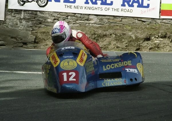Richard Crossley & Colin Hardman (Honda) 1993 Sidecar TT