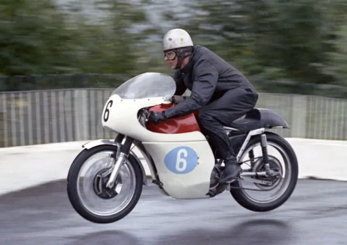 Framed Print : Richard Crowther (AJS) 1967 Junior Manx Grand Prix Framed Print : Richard Crowther (AJS) 1967 Junior Manx Grand Prix