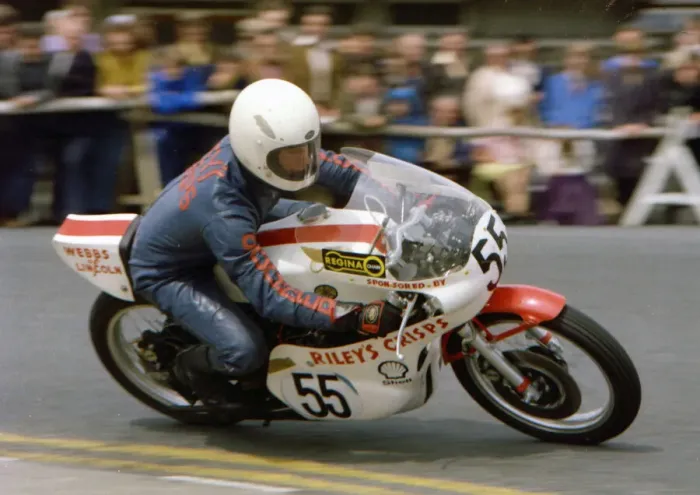 Framed Print : Rick Burrows (Yamaha) 1976 Classic TT Framed Print : Rick Burrows (Yamaha) 1976 Classic TT
