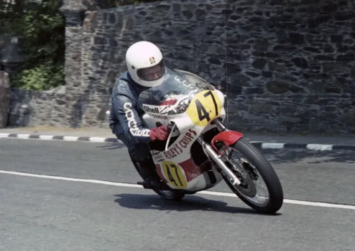Framed Print : Rick Burrows (Yamaha) 1978 Senior TT Framed Print : Rick Burrows (Yamaha) 1978 Senior TT
