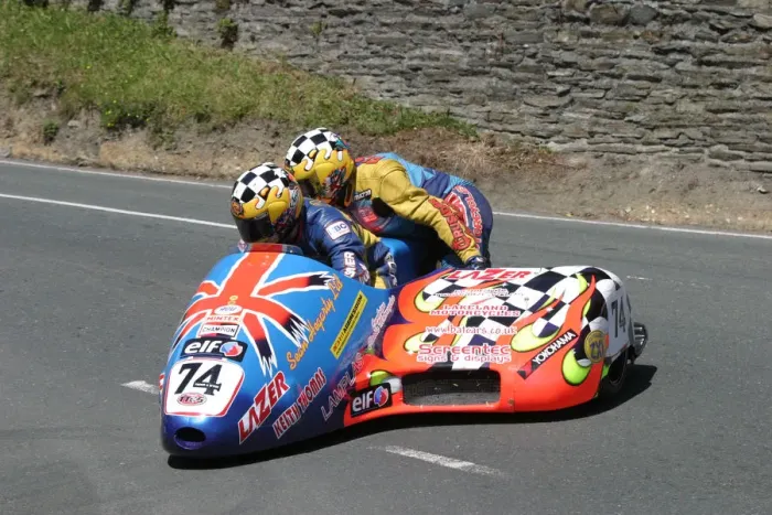Framed Print : Rob Fisher & Mike Wynn (Baker Yamaha) 2005 Classic Lap