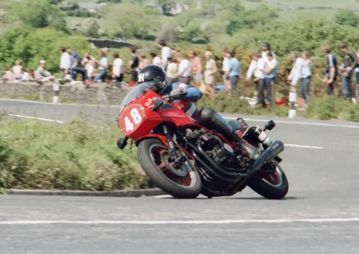 Framed Print : Rob Haynes (Kawasaki) 1984 Production TT Framed Print : Rob Haynes (Kawasaki) 1984 Production TT
