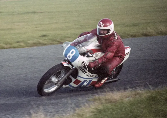 Framed Print : Rob Haynes (Yamaha) 1982 Jurby Airfield Framed Print : Rob Haynes (Yamaha) 1982 Jurby Airfield