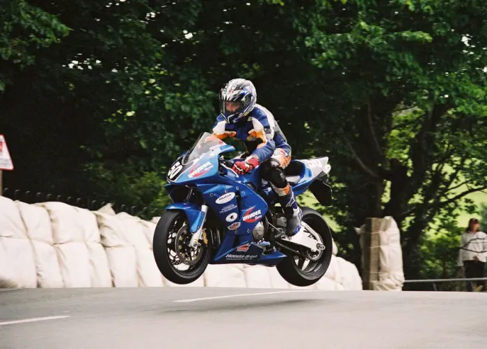 Framed Print : Rob Sells (Invader Racing Honda) 2004 Production 600 TT