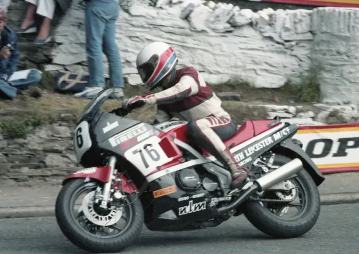 Framed Print : Rob Sewell (Kawasaki) 1985 Production TT Framed Print : Rob Sewell (Kawasaki) 1985 Production TT