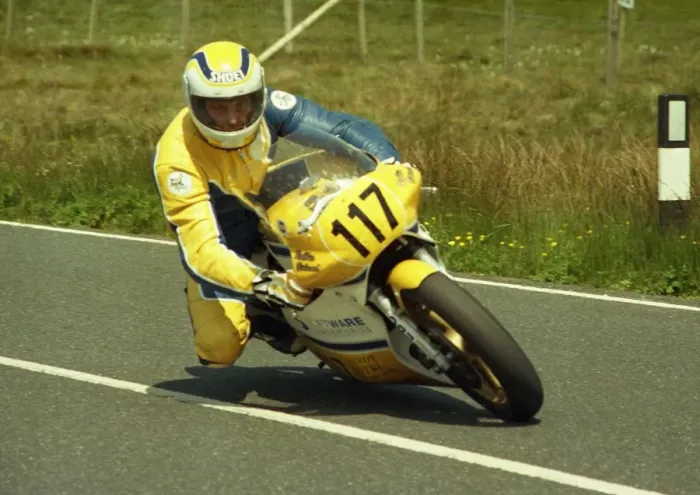 Framed Print : Robbie Boland (Yamaha) 1988 Senior TT Framed Print : Robbie Boland (Yamaha) 1988 Senior TT