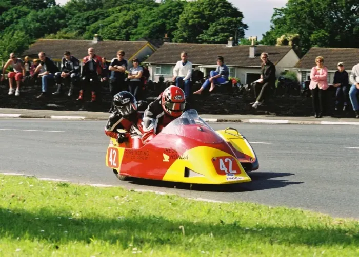 Framed Print : Robert Verrier & Ian Conn (Ireson Honda) 2004 Sidecar TT Framed Print : Robert Verrier & Ian Conn (Ireson Honda) 2004 Sidecar TT