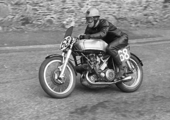 Framed Print : Rod Coleman (AJS) 1952 Junior TT Framed Print : Rod Coleman (AJS) 1952 Junior TT