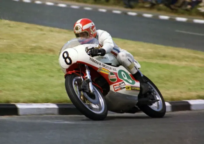 Framed Print : Rod Gould (Yamaha) 1971 Lightweight TT