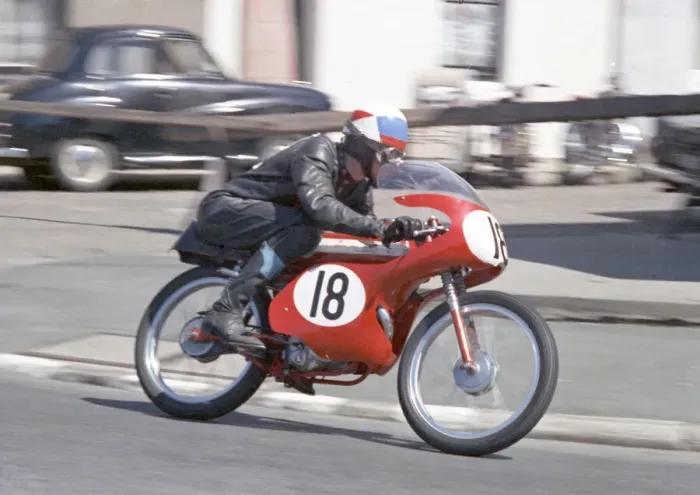 Framed Print : Rodney Gooch (Ducati) 1968 50cc TT Framed Print : Rodney Gooch (Ducati) 1968 50cc TT