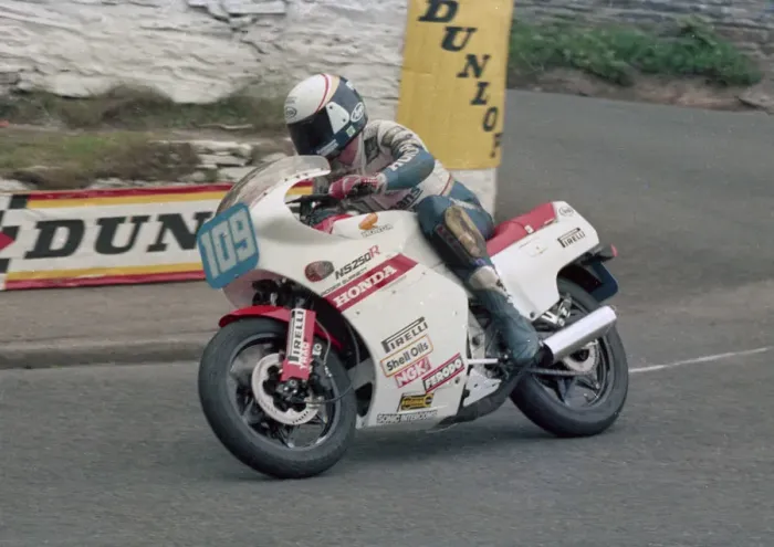 Framed Print : Roger Burnett (Honda) 1986 Production D TT Framed Print : Roger Burnett (Honda) 1986 Production D TT