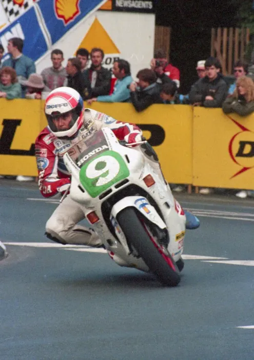 Framed Print : Roger Burnett (Honda) 1988 Production C TT Framed Print : Roger Burnett (Honda) 1988 Production C TT