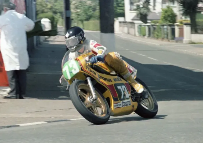 Framed Print : Roger Burnett (Yamaha) 1983 Junior TT Framed Print : Roger Burnett (Yamaha) 1983 Junior TT