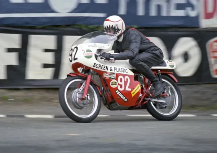 Framed Print : Roger Cope (Ducati) 1973 Production TT Framed Print : Roger Cope (Ducati) 1973 Production TT
