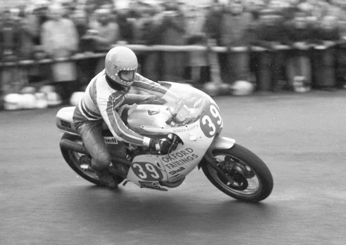 Framed Print : Roger Cope (Ducati) 1977 Formula One TT Framed Print : Roger Cope (Ducati) 1977 Formula One TT