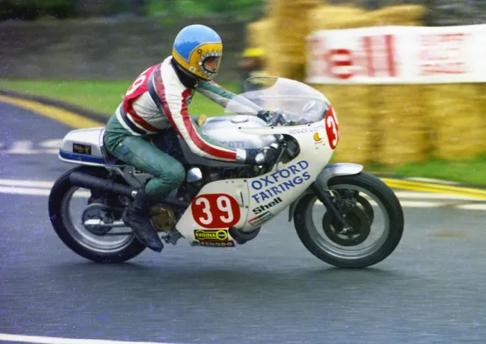 Framed Print : Roger Cope (Ducati) 1977 Formula One TT Framed Print : Roger Cope (Ducati) 1977 Formula One TT