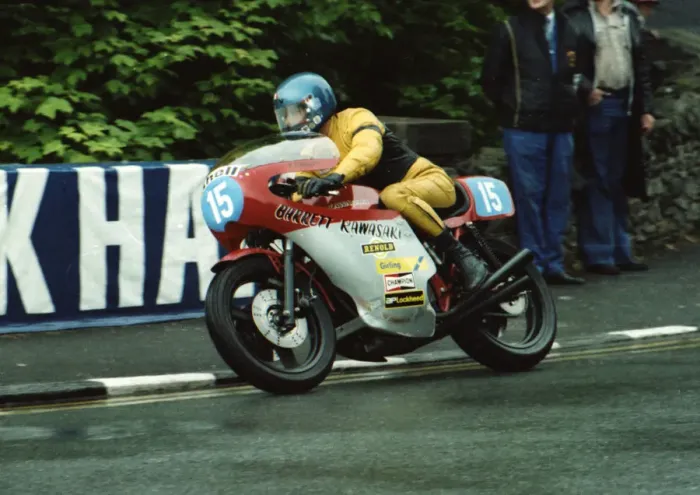 Framed Print : Roger Corbett (Kawasaki) 1980 Formula Two TT Framed Print : Roger Corbett (Kawasaki) 1980 Formula Two TT