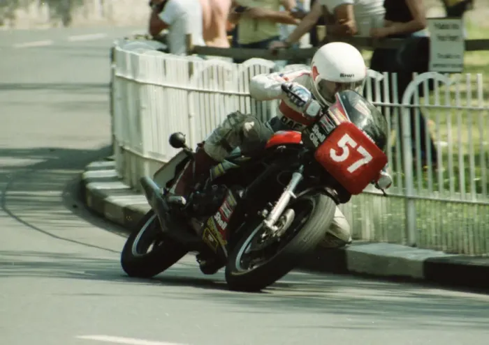 Framed Print : Roger Hurst (Yamaha) 1984 Production TT Framed Print : Roger Hurst (Yamaha) 1984 Production TT