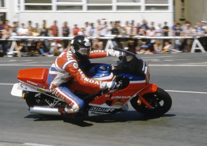 Framed Print : Roger Marshall (Honda) 1984 Production 1000 TT Framed Print : Roger Marshall (Honda) 1984 Production 1000 TT