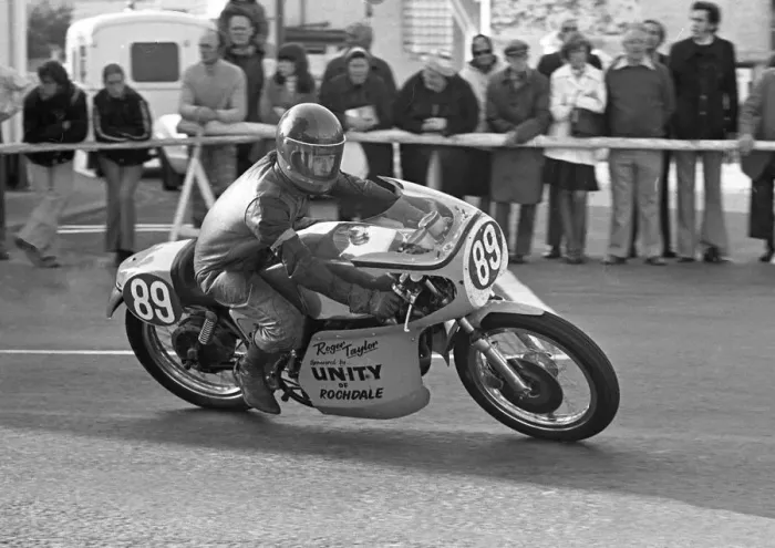 Framed Print : Roger Taylor (Norton) 1975 Production TT Framed Print : Roger Taylor (Norton) 1975 Production TT
