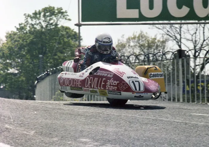 Framed Print : Rolf Biland & Karl Waltisberg (Yamaha) 1979 Sidecar TT