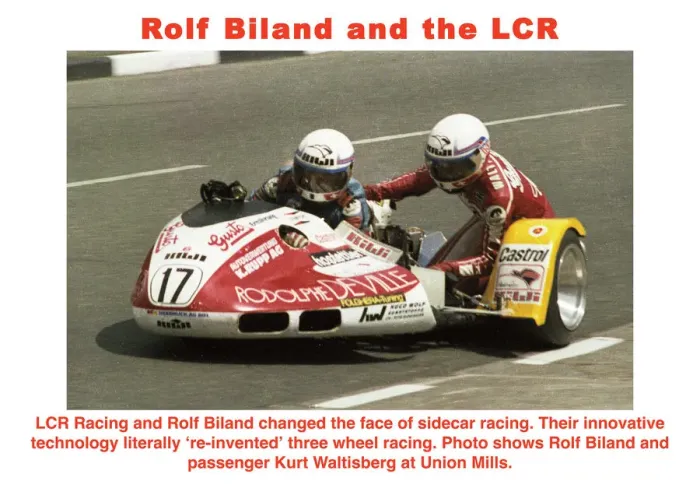 Framed Print : Rolf Biland and the LCR Framed Print : Rolf Biland and the LCR