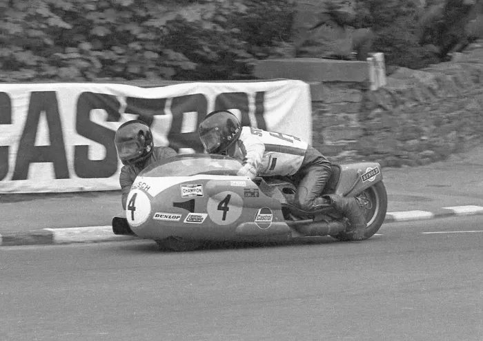 Framed Print : Rolf Steinhausen & Karl Scheurer (Konig) 1974 750sc TT Framed Print : Rolf Steinhausen & Karl Scheurer (Konig) 1974 750sc TT