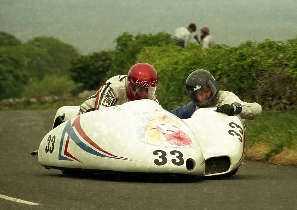 Rolf Suess & Karl Schuler (Seymaz Junior Yamaha) 1988 Sidecar TT