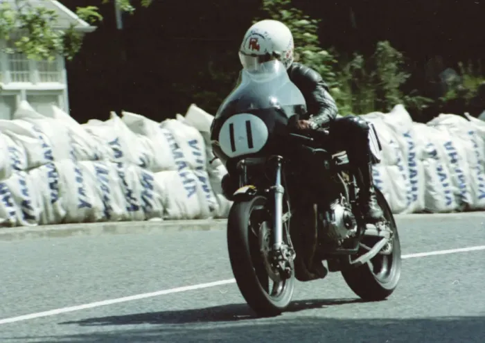 Framed Print : Ron Haslam (Black Protest Honda) 1981 Classic TT Framed Print : Ron Haslam (Black Protest Honda) 1981 Classic TT