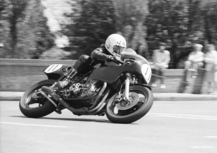 Framed Print : Ron Haslam (Black Protest Honda) 1981 Classic TT Framed Print : Ron Haslam (Black Protest Honda) 1981 Classic TT