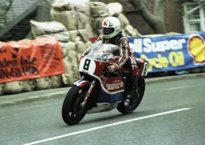 Framed Print : Ron Haslam (Honda) 1980 Classic TT Framed Print : Ron Haslam (Honda) 1980 Classic TT