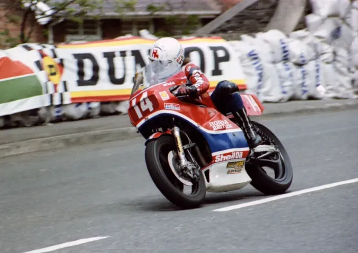 Framed Print : Ron Haslam (Honda) 1981 Formula One TT Framed Print : Ron Haslam (Honda) 1981 Formula One TT