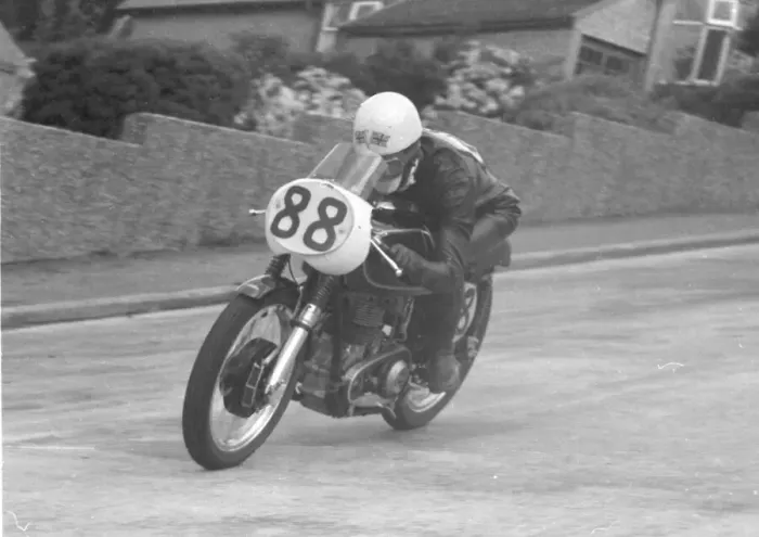 Framed Print : Ron Langston (AJS) 1960 Junior Manx Grand Prix Framed Print : Ron Langston (AJS) 1960 Junior Manx Grand Prix