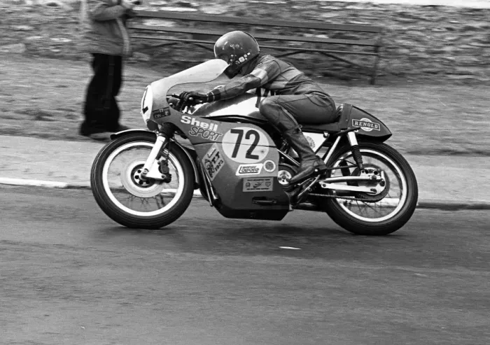 Framed Print : Ron Mellor (Seeley) 1975 Senior Manx Grand Prix Framed Print : Ron Mellor (Seeley) 1975 Senior Manx Grand Prix