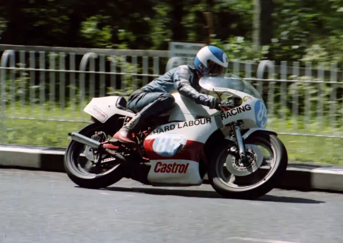 Framed Print : Ronan Sherry (Yamaha) 1982 350 TT Framed Print : Ronan Sherry (Yamaha) 1982 350 TT