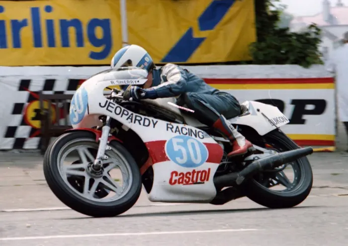Framed Print : Ronan Sherry (Yamaha) 1982 Formula Two TT Framed Print : Ronan Sherry (Yamaha) 1982 Formula Two TT