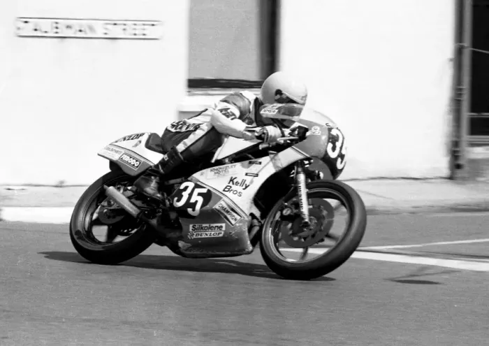 Framed Print : Ronan Sherry (Yamaha) 1985 Formula Two TT Framed Print : Ronan Sherry (Yamaha) 1985 Formula Two TT