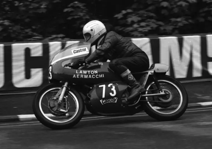 Framed Print : Ronnie Niven (Aermacchi) 1980 Formula 3 TT Framed Print : Ronnie Niven (Aermacchi) 1980 Formula 3 TT