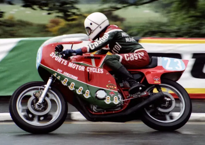 Framed Print : Roy Armstrong (Laverda) 1980 Formula Two TT Framed Print : Roy Armstrong (Laverda) 1980 Formula Two TT