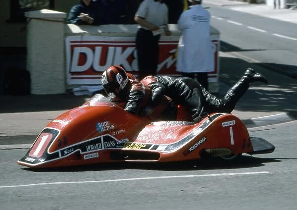 Roy Hanks at Parliament Square; 1997 Sidecar Race A
