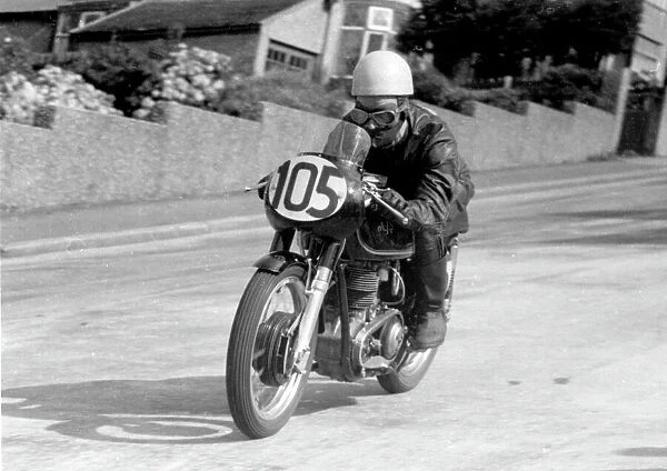 Roy Mayhew (AJS) 1960 Junior Manx Grand Prix