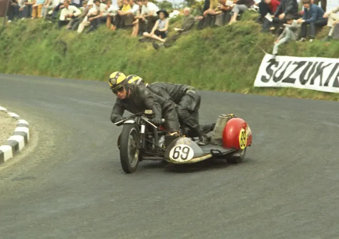 Framed Print : Roy Richards & W Cooper (DBS) 1970 750 Sidecar TT Framed Print : Roy Richards & W Cooper (DBS) 1970 750 Sidecar TT