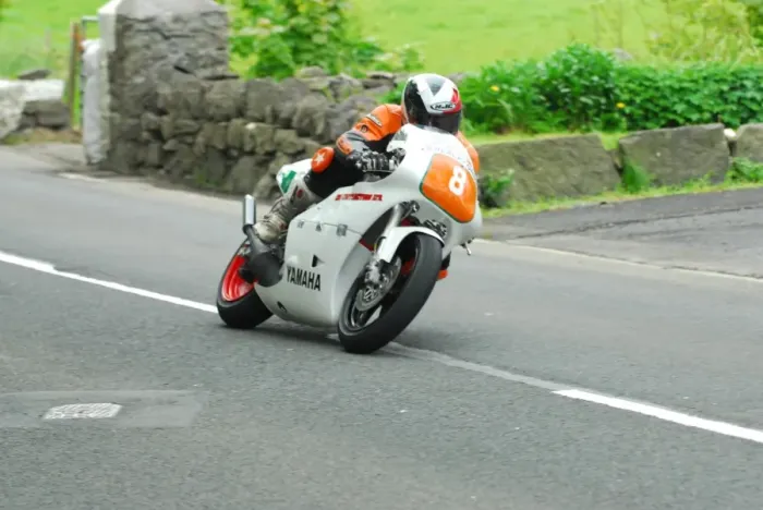 Framed Print : Roy Richardson (Yamaha) 2015 Pre TT Classic Framed Print : Roy Richardson (Yamaha) 2015 Pre TT Classic