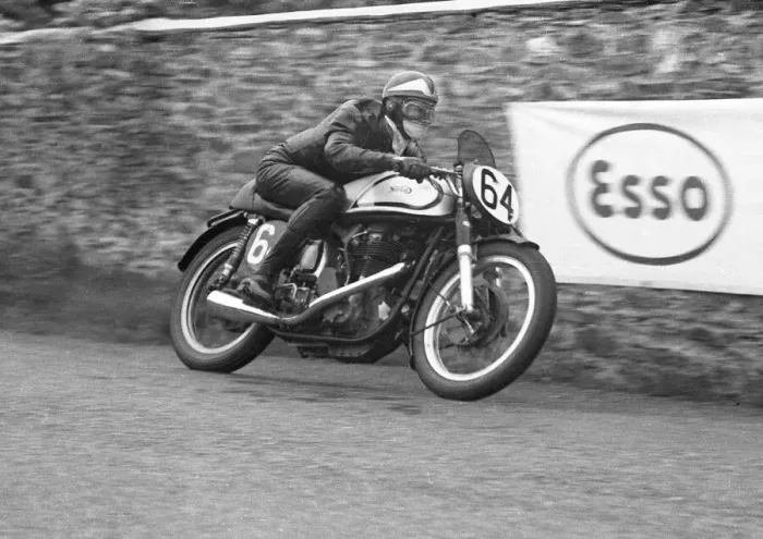 Framed Print : Rudi Allison (Norton) 1954 Senior TT Framed Print : Rudi Allison (Norton) 1954 Senior TT