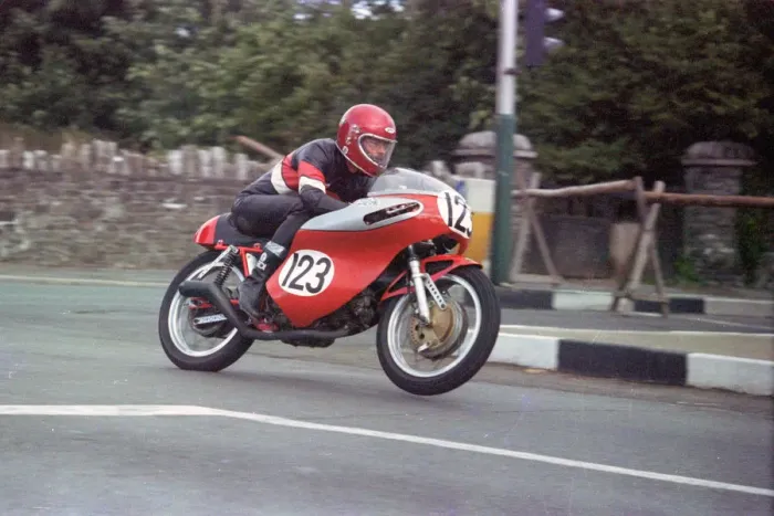 Framed Print : Rupert Murden (Aermacchi) 1979 Classic Lightweight Manx Grand Prix