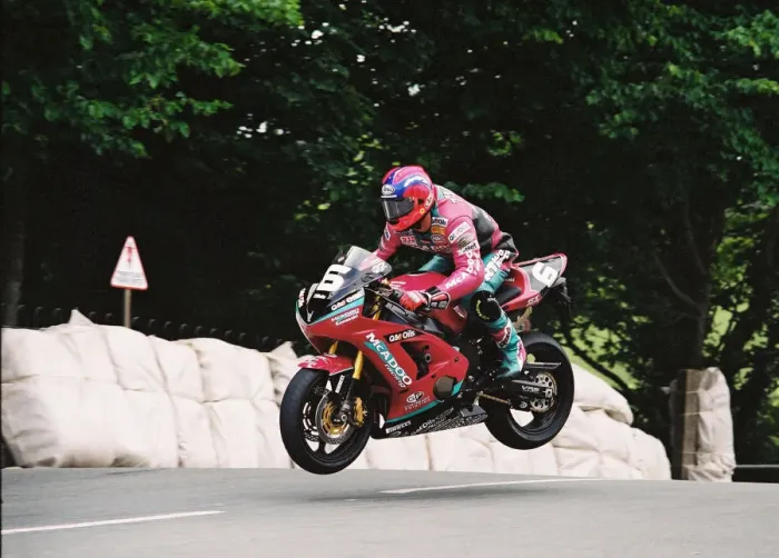 Framed Print : Ryan Farquhar (McAdoo Kawasaki) 2004 Production 600 TT