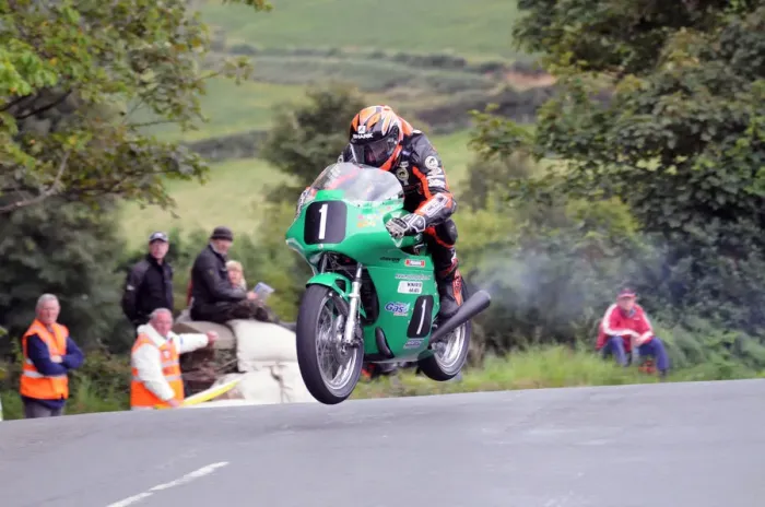 Framed Print : Ryan Farquhar (Paton) 2011 Senior Classic Manx Grand Prix